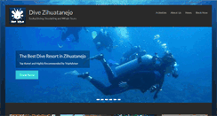 Desktop Screenshot of divezihuatanejo.com